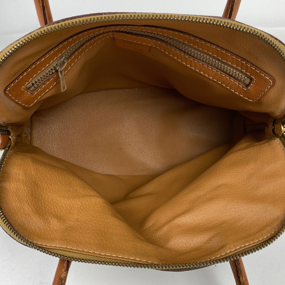 Celine Macadam Pattern Handbag Coated Canvas Brown Ladies - Picture 7 of 7